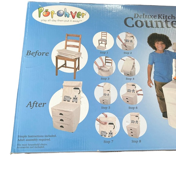 POP-OH-VER DELUXE KITCHEN COUNTERTOP PLAYSET - Picture 4 of 5